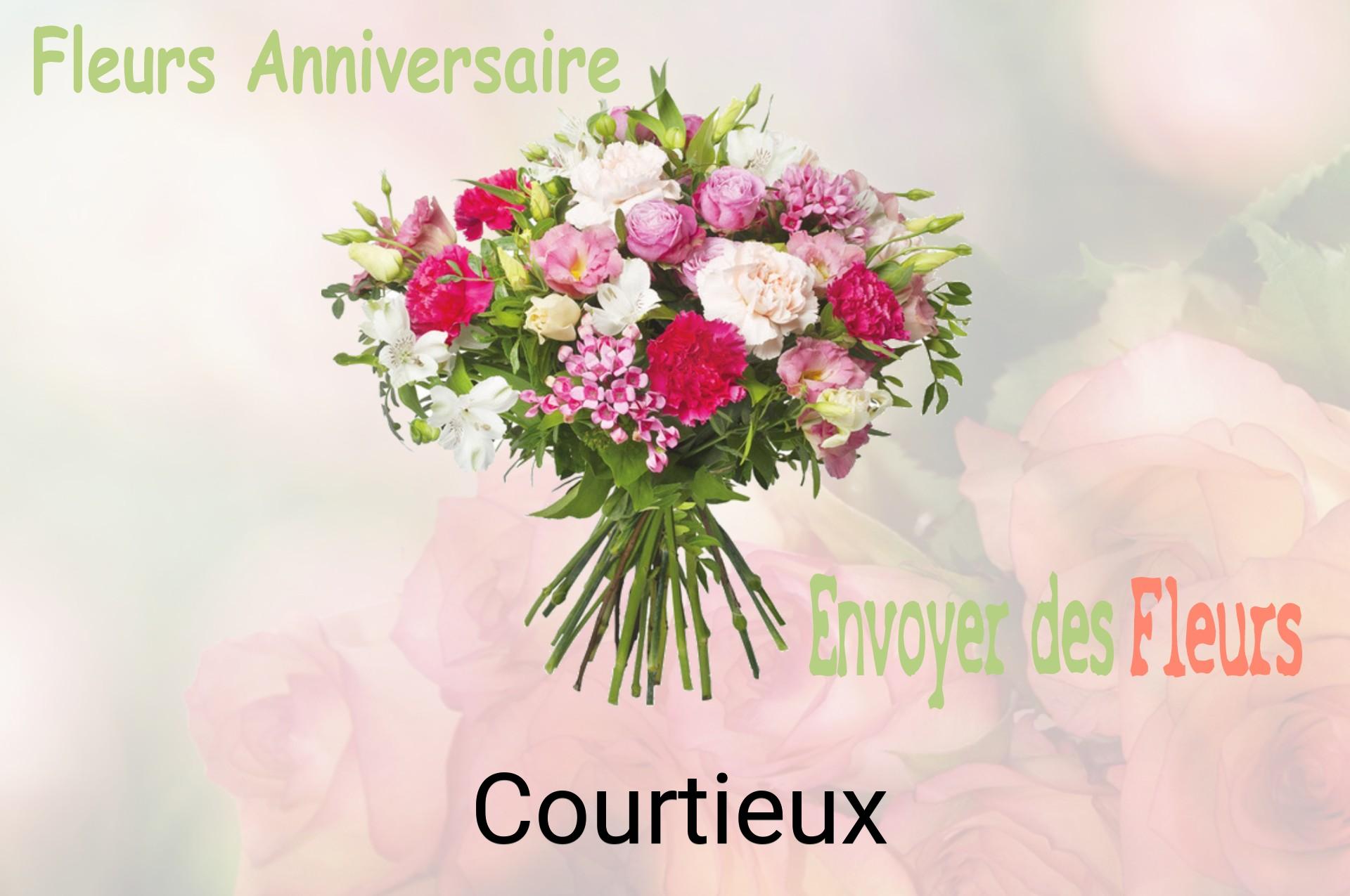 Bouquet de fleurs d’anniversaire livré à Courtieux